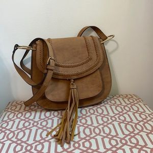 Brown crossbody purse